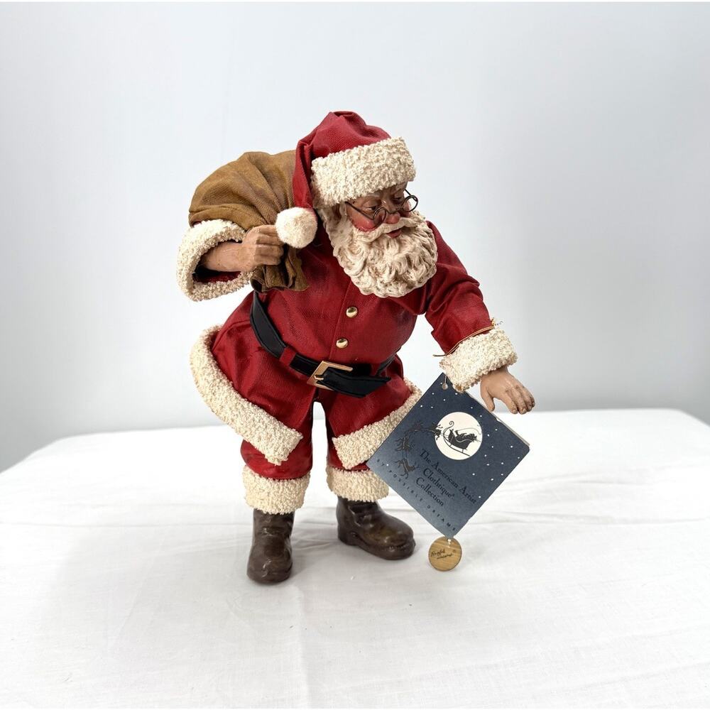 Vintage 1991 Possible Dreams Clothtique Christmas Company - Santa Claus Figurine